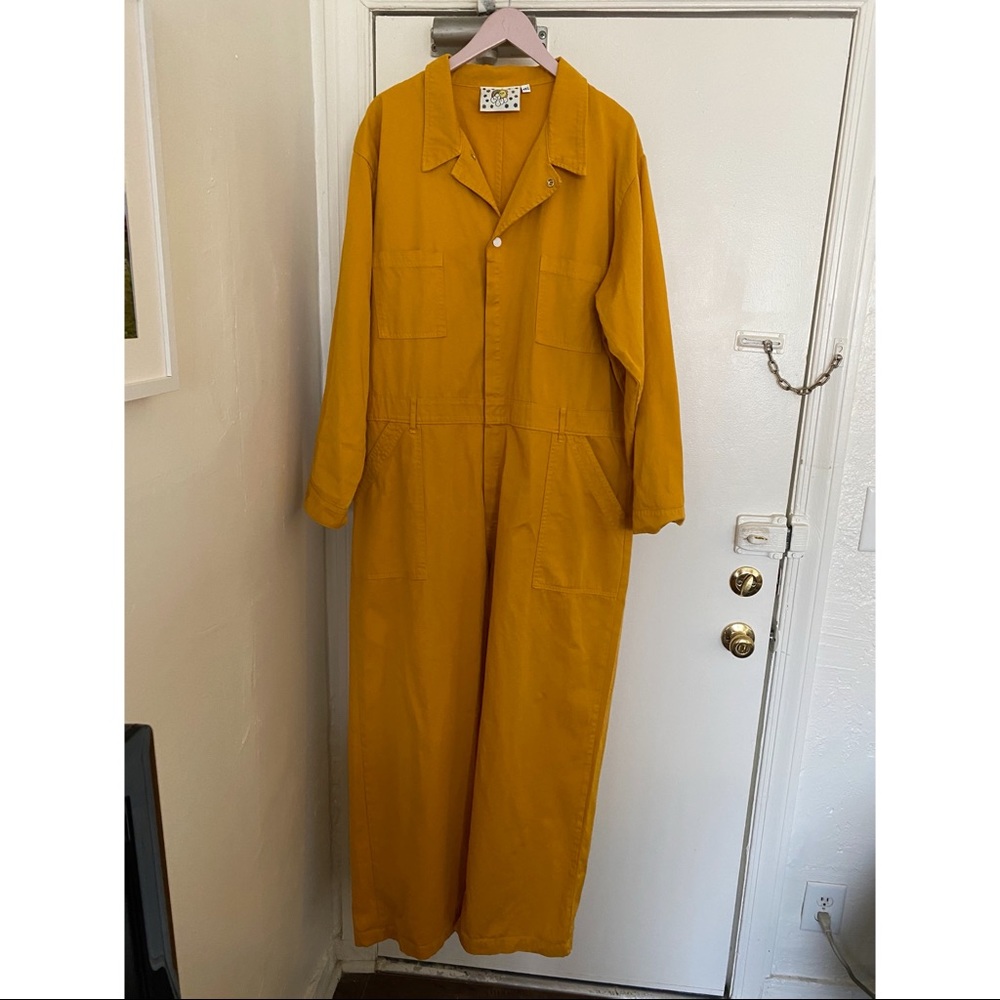 Big Bud Press Mustard Yellow Jumpsuit 4x NBW